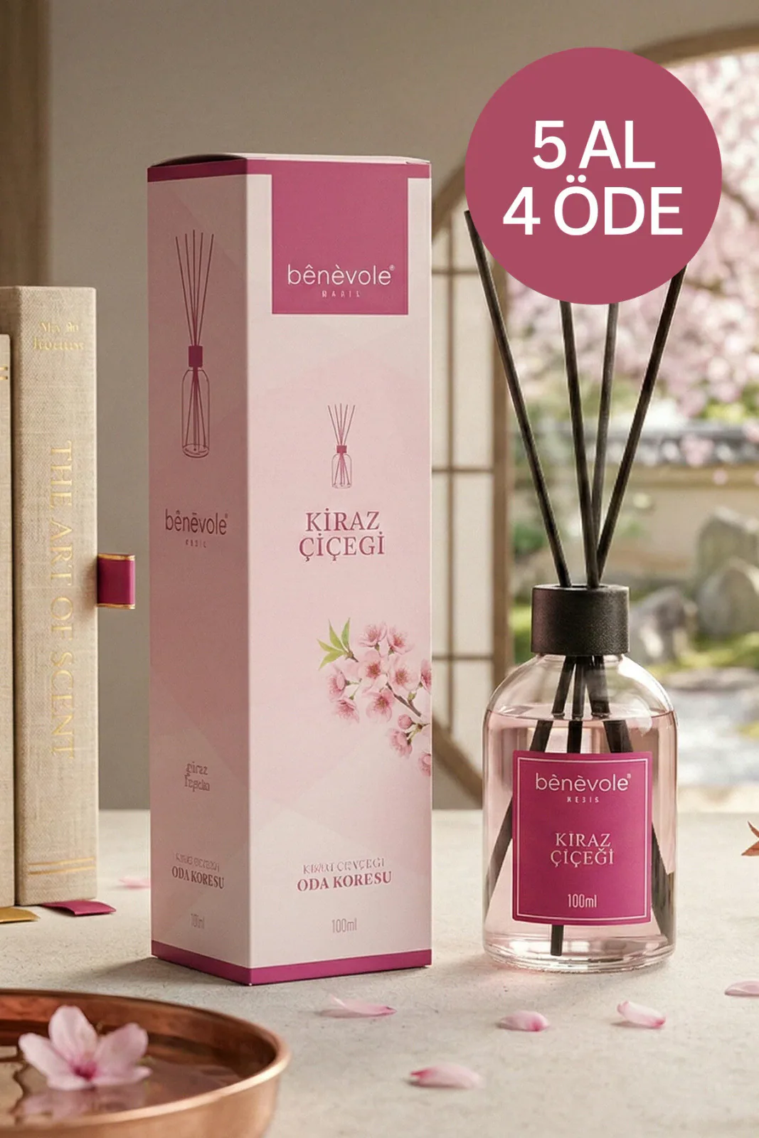 Kiraz Çiçeği Bambu Çubuklu Oda Kokusu 100 ml