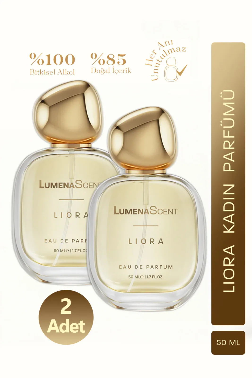 Liora Kadın Parfüm Floral Edp 50 ml 2 Adet
