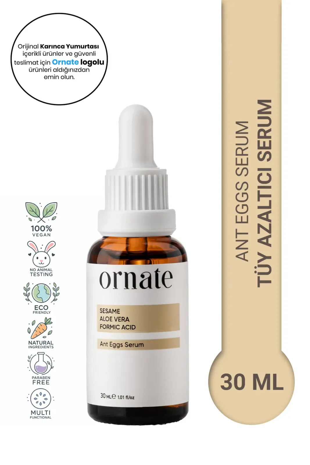 Karınca Yumurtası Yağlı Tüy Azaltıcı Ve Tüy Serum 30ml