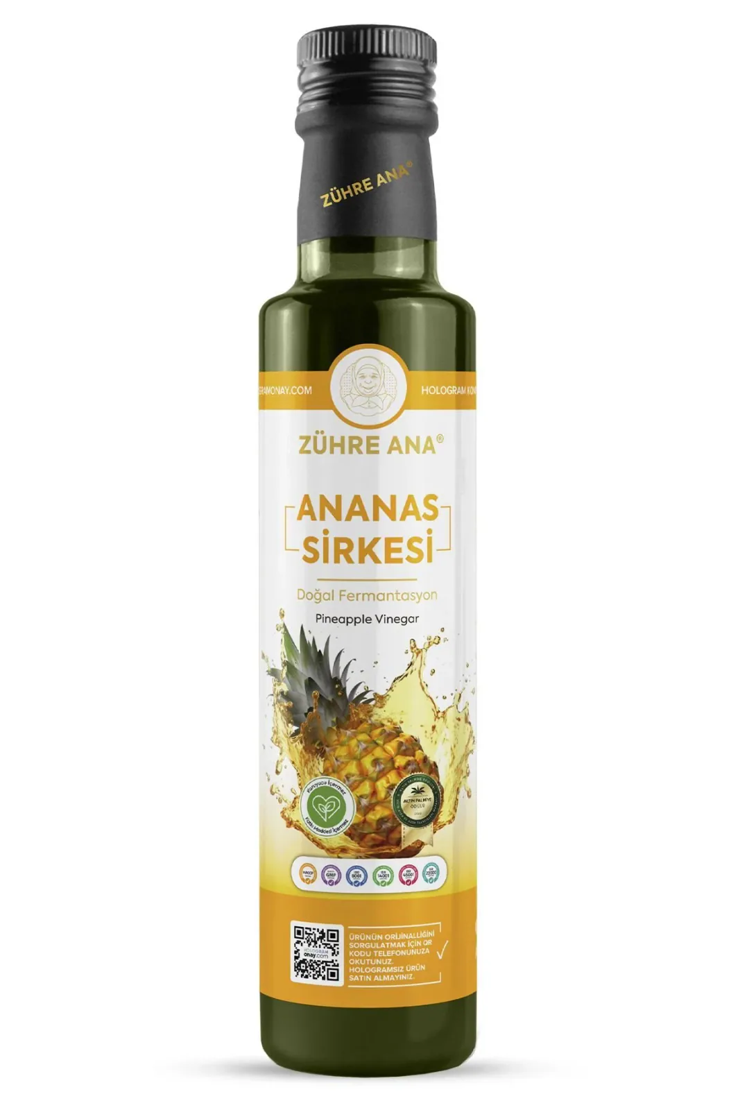 Ananas Sirkesi 500 Ml Doğal Fermantasyon