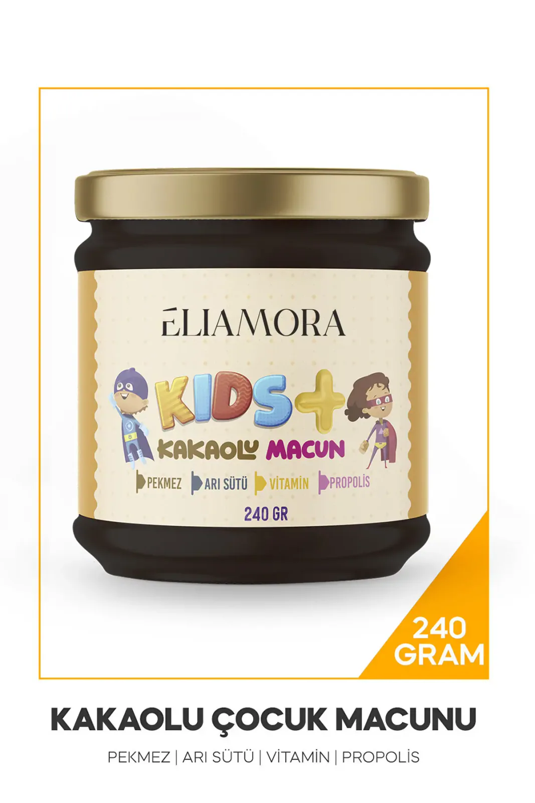 Çocuk Macunu - Kakao Propolis Pekmez Arı Sütü Bal ve Vitamin
