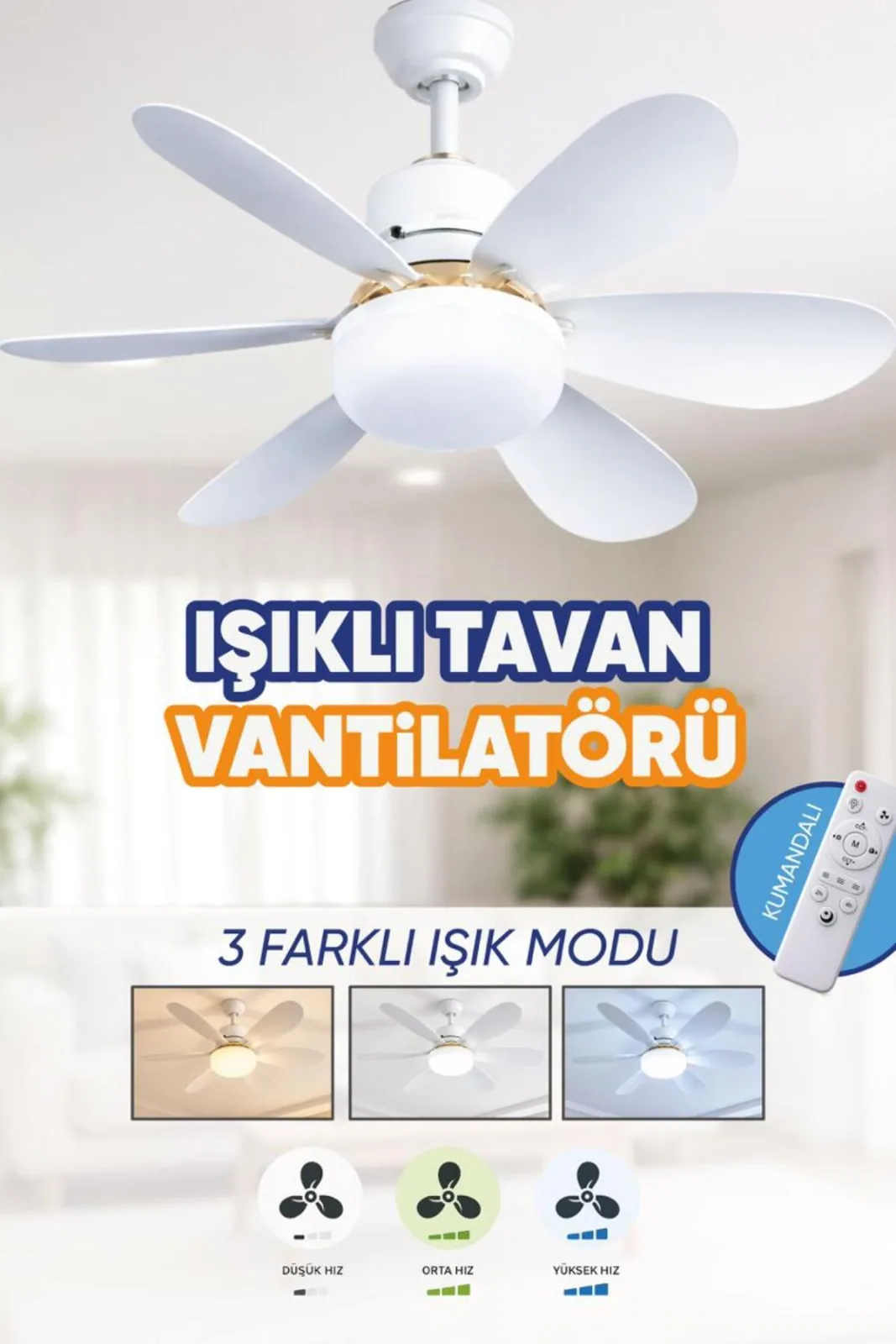 Waldern Tavan Vantilatörü