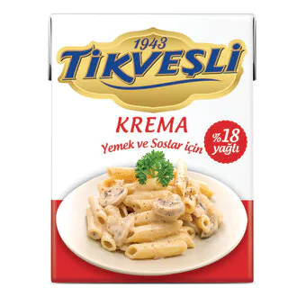 Tikveşli %18 Yağlı Krema 200 Ml