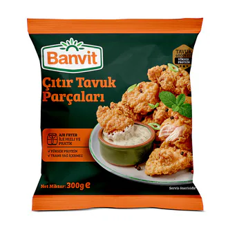 Banvit Çıtır Tavuk Parçaları 300 G