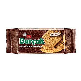 Eti Burçak Tam Buğday Unlu Bisküvi 131 G