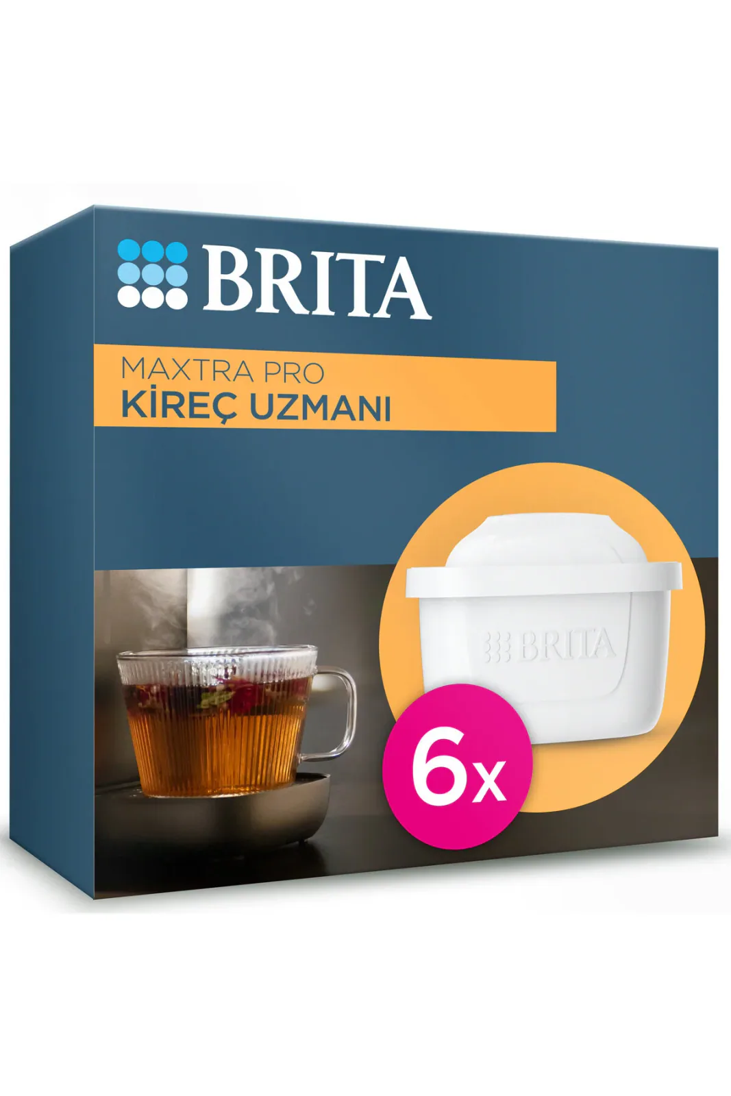 Maxtra Pro Kireç Uzmanı Yedek Su Arıtma Filtresi 6'lı