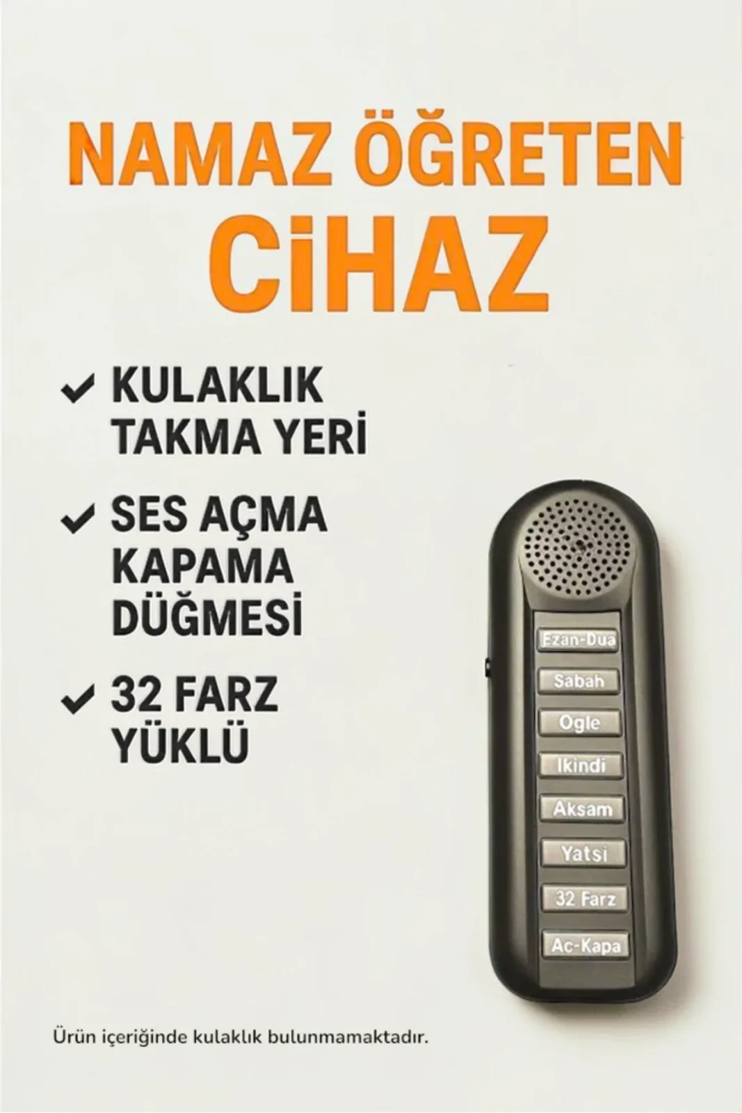 Sesli Namaz Öğreten Cihaz - Siyah