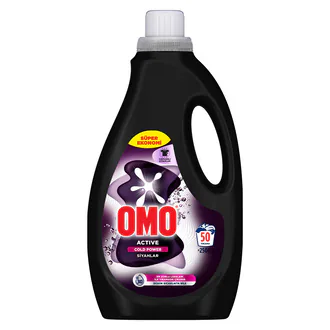 Omo Active Cold Power Siyahlar Sıvı Deterjan 2500 Ml