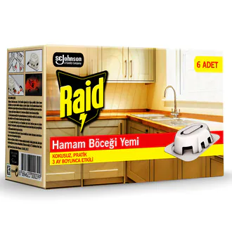 Raid Hamam Böceği Yemi 6 x 2.5 G