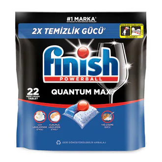 Finish Quantum Max Bulaşık Makinesi Tableti 22'li 228.8 G