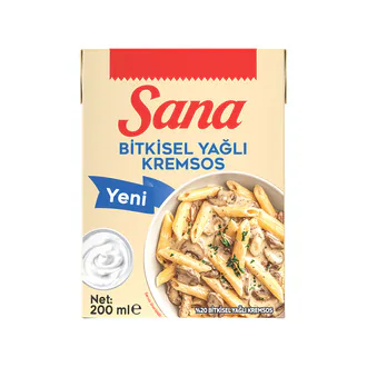 Sana Bitkisel Yağlı Kremsos 200 Ml