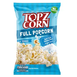 Topzcorn Deniz Tuzlu Glütensiz Full Popcorn 105 G