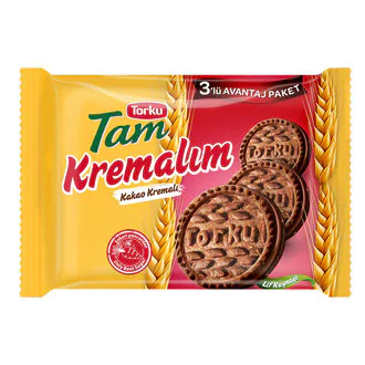 Torku Tam Kremalım Kakao Kremalı Bisküvi 249 G