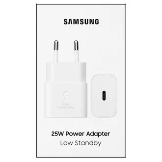 Samsung Type-C 25W Hızlı Şarj Adaptörü Beyaz T2510