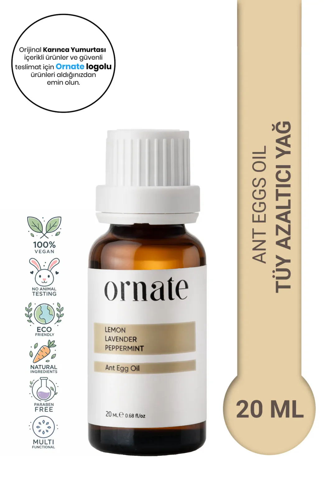 Karınca Yumurtası Bakım Yağı 20 ml Vegan Formic Asit
