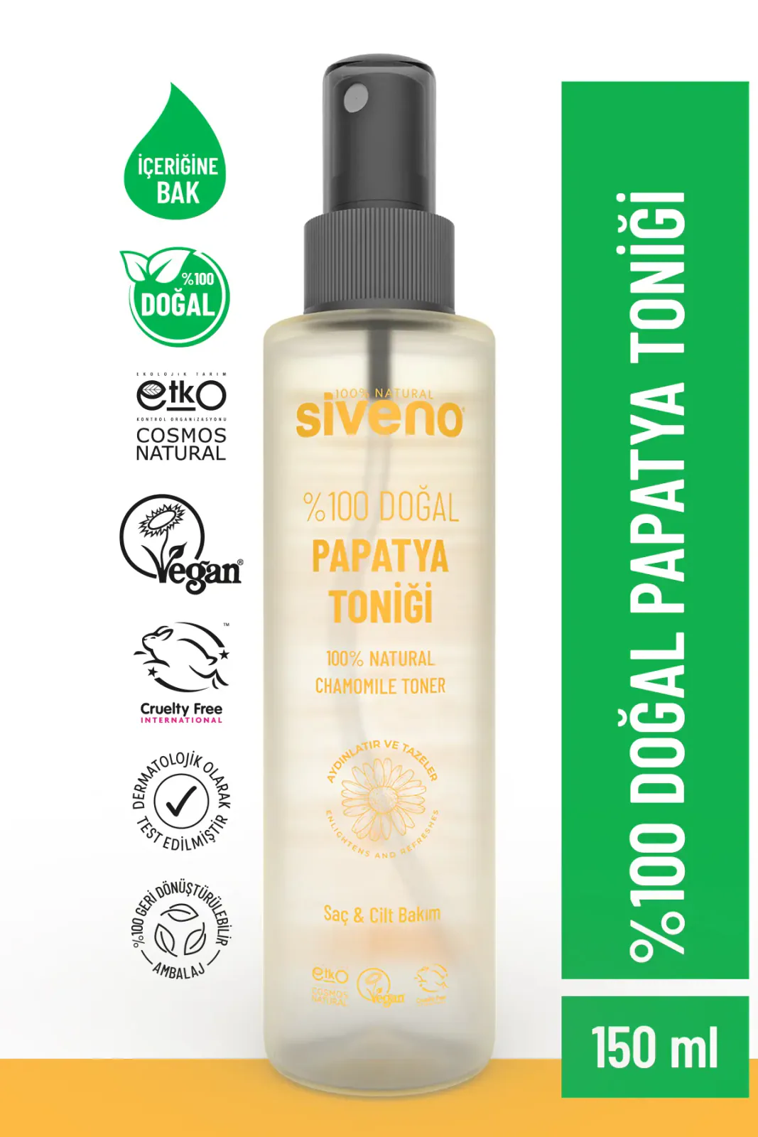 %100 Doğal Papatya Suyu 150 ml
