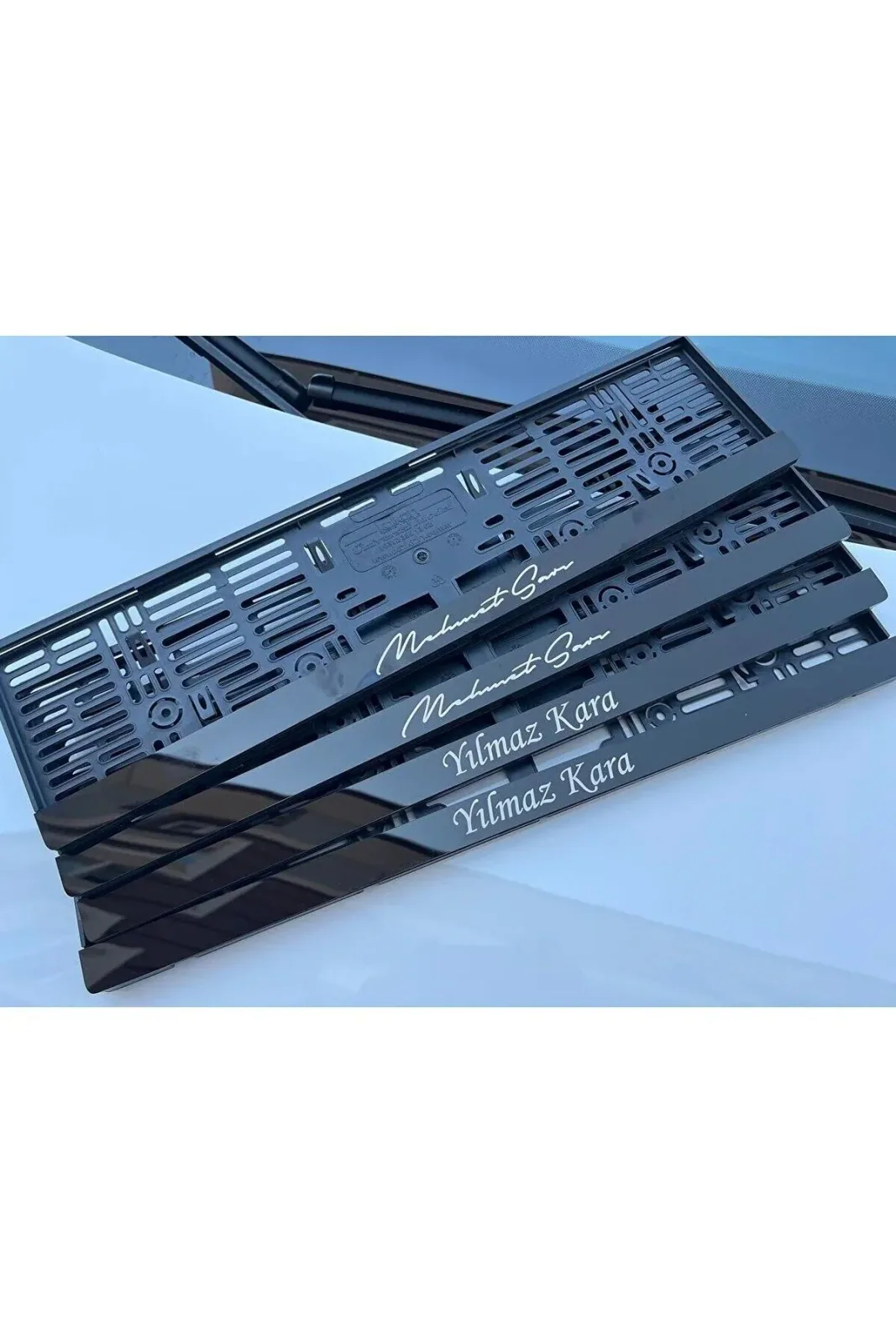 Plexi Markalama Araç Plakalığı 2 Adet