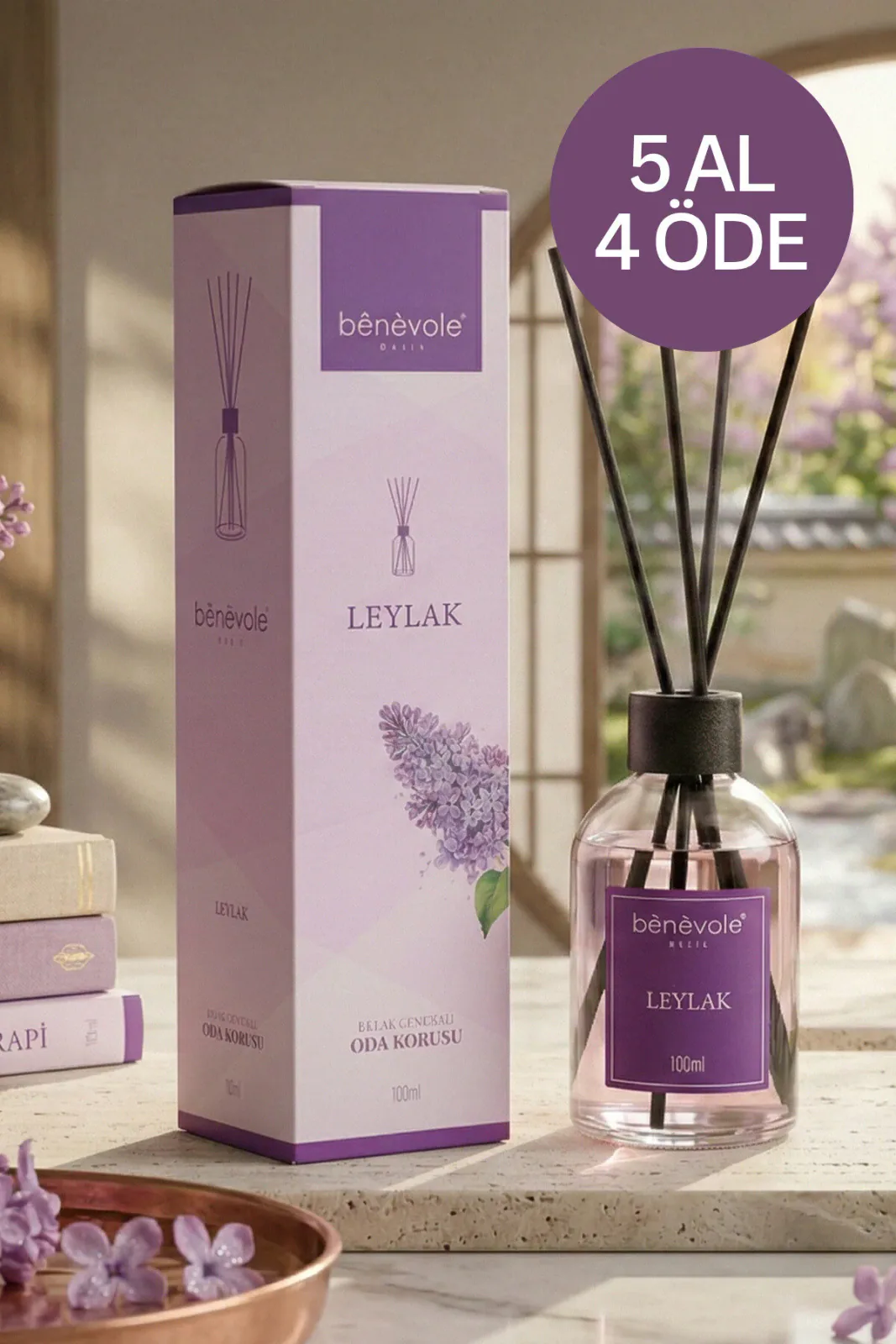 Leylak Bambu Çubuklu Oda Kokusu 100 ml
