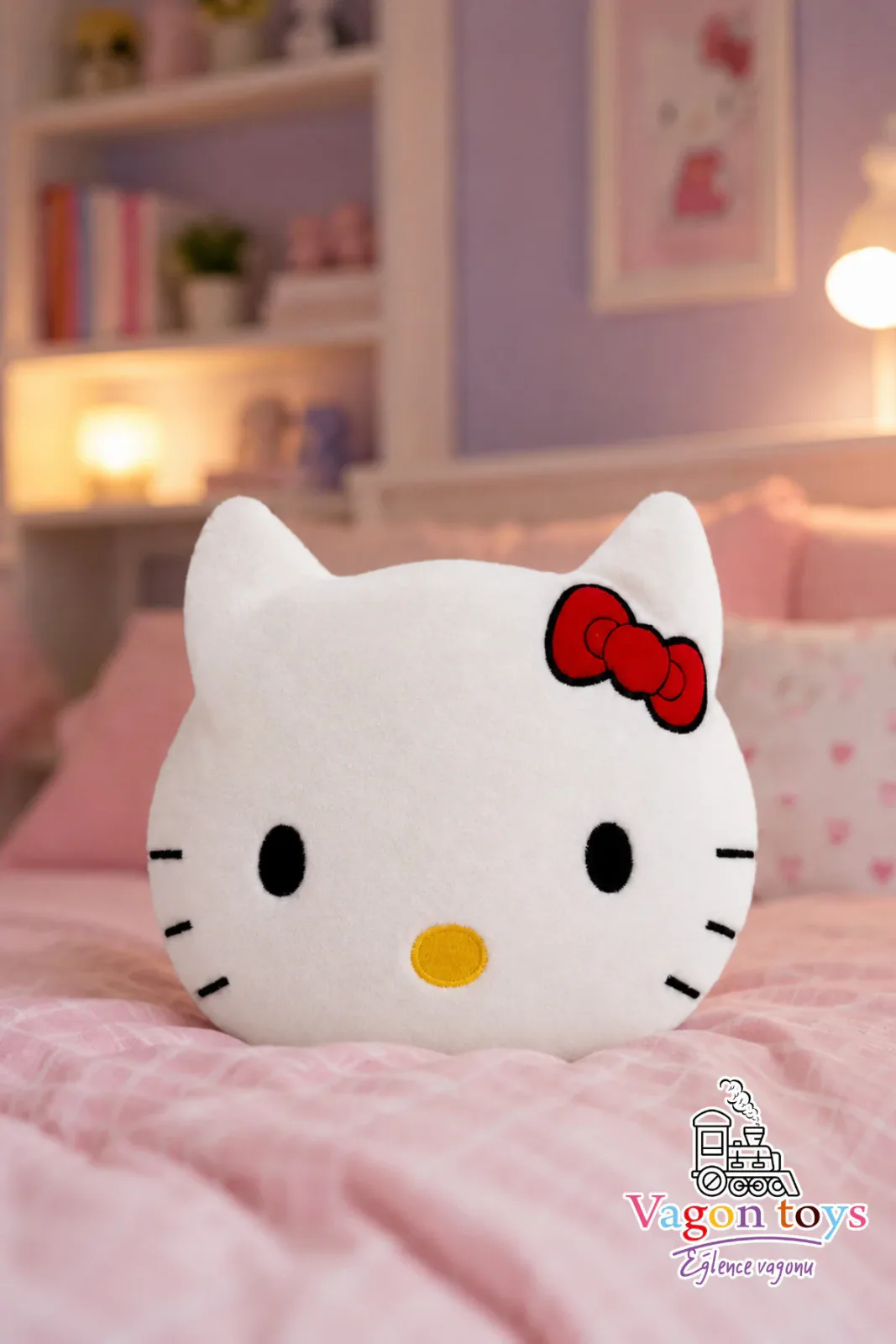 Hello Kitty Peluş Yastık - Yumuşak Uyku Arkadaşı