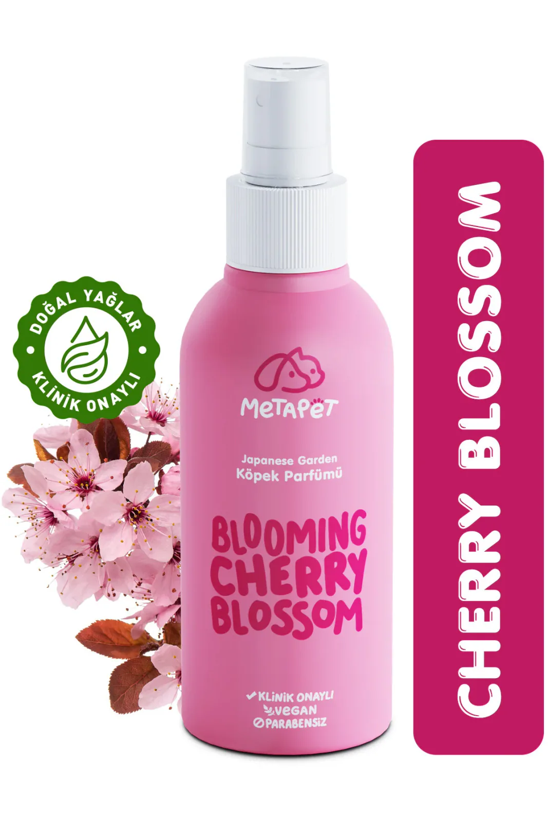 Doğal Japon Kiraz Çiçeği Evcil Hayvan Parfümü 150ml