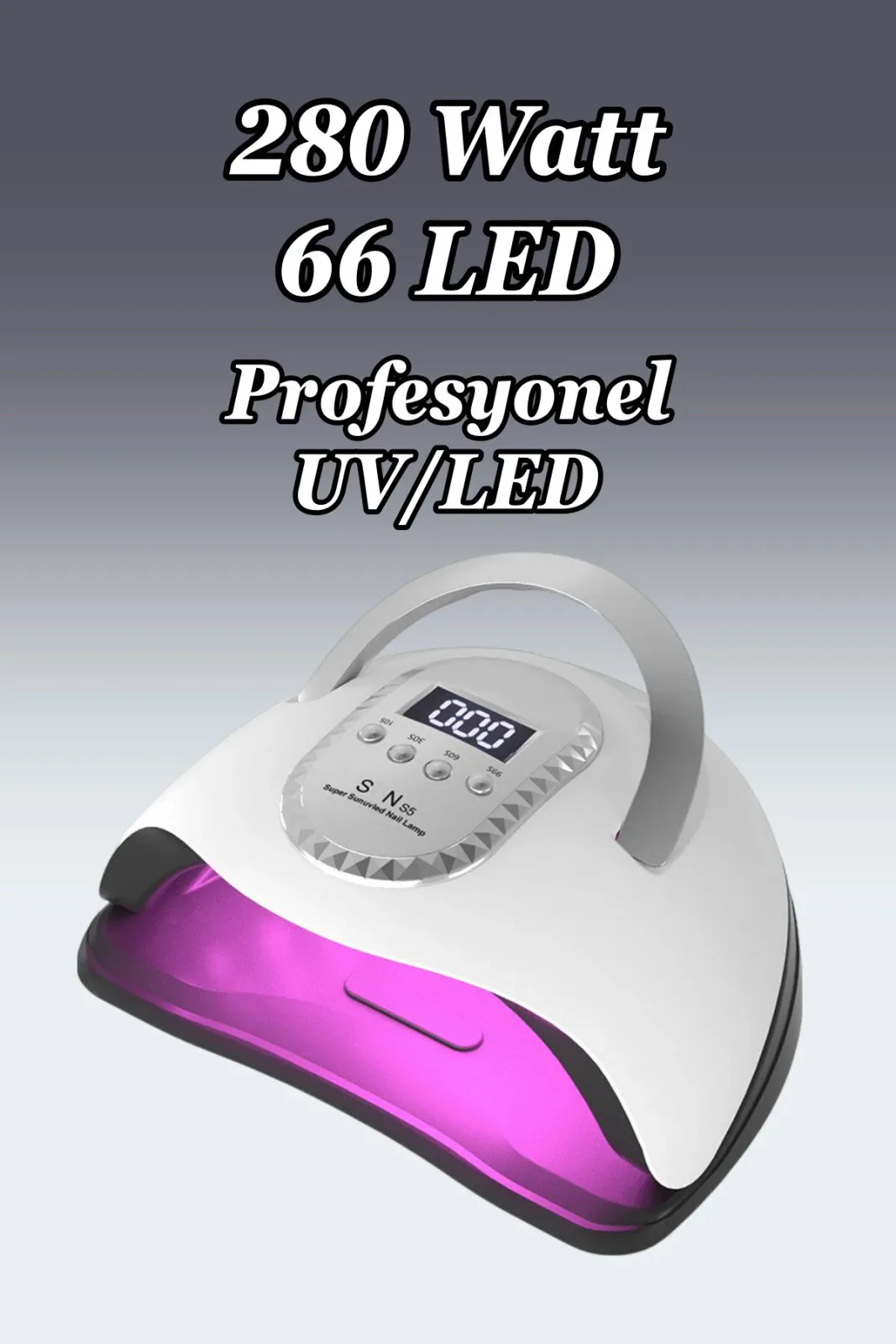 S5 UV 280 Watt 66 Led Kalıcı Oje Kurutucu