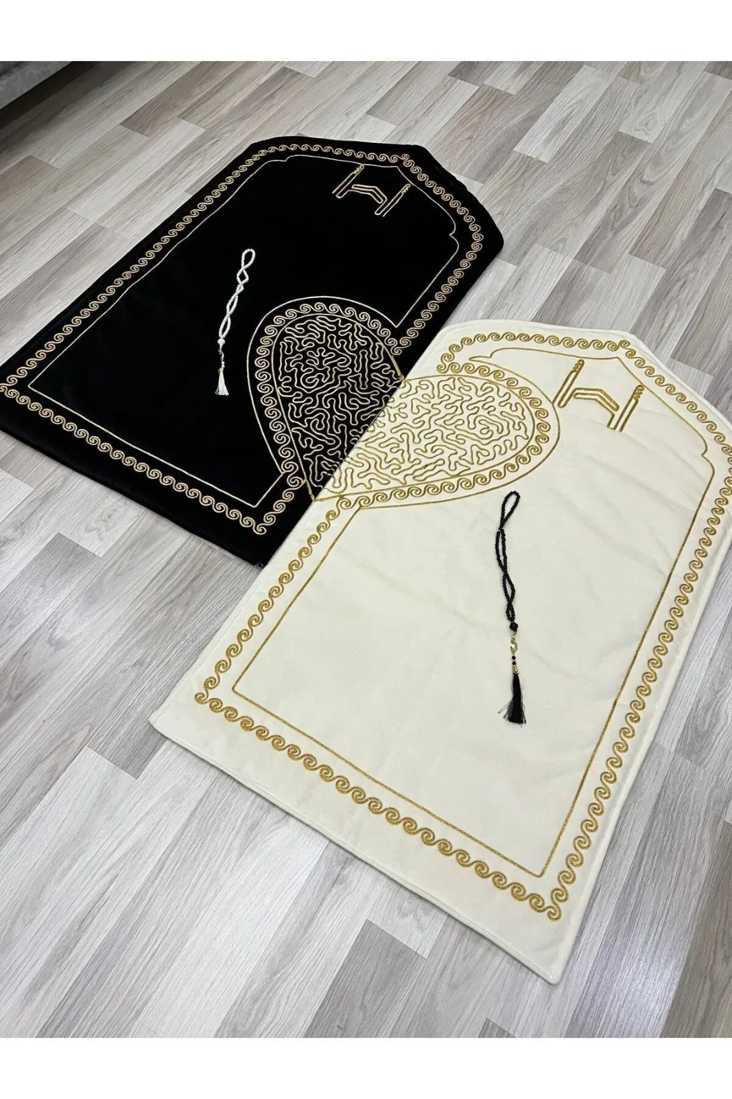 Kalpli Seccade Eşli Çift Seccade Tesbihli Gelin Damat Bohçası