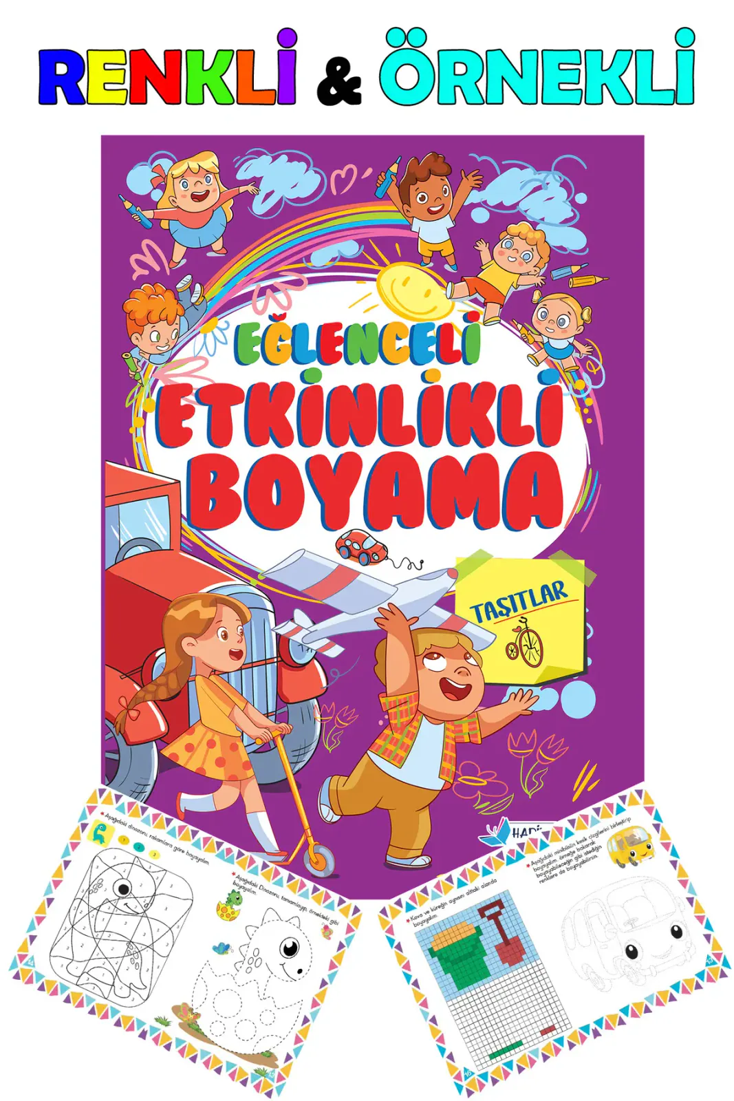 Etkinlikli Eğitici Öğretici Boyama Kitabı - 16 Sayfa