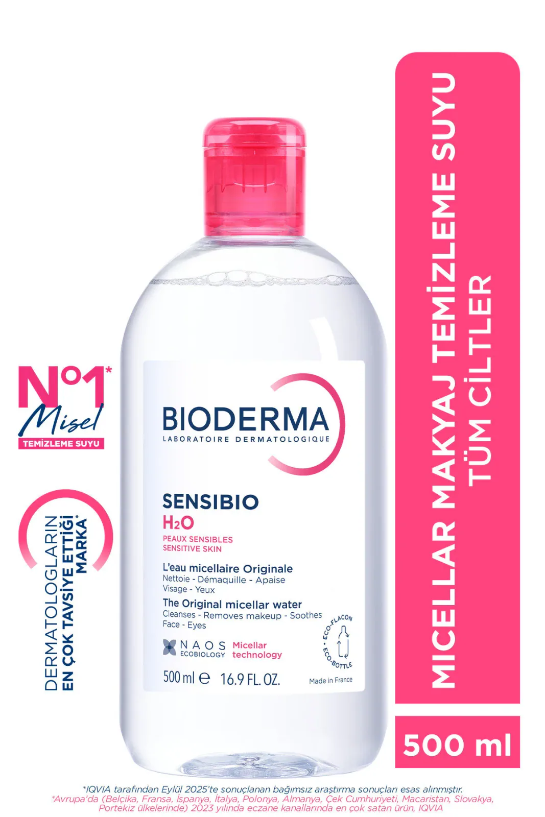 Sensibio H2O Makyaj Temizleme Suyu 500 ML
