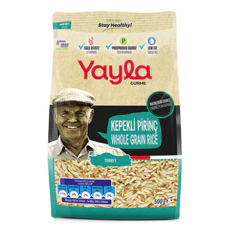 Yayla Gurme Kepekli Pirinç 500 G