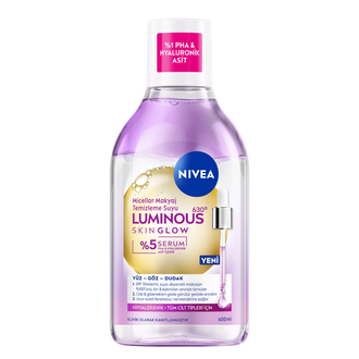 Nivea Luminous630 Skin Glow Makyaj Temizleme Suyu 400 Ml