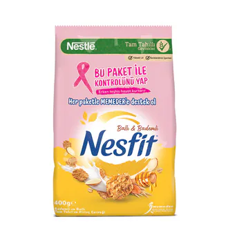 Nestle Nesfit Ballı Bademli Tam Tahıl ve Pirinç Gevreği 400 G