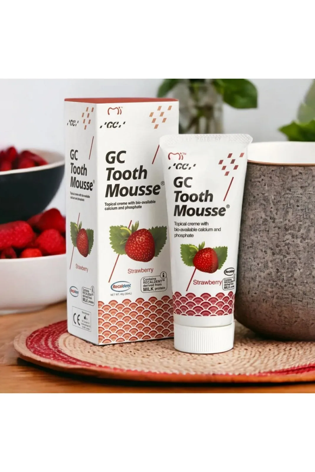 Tooth Mousse Çilek - Diş Minesi Koruyucu Kremi