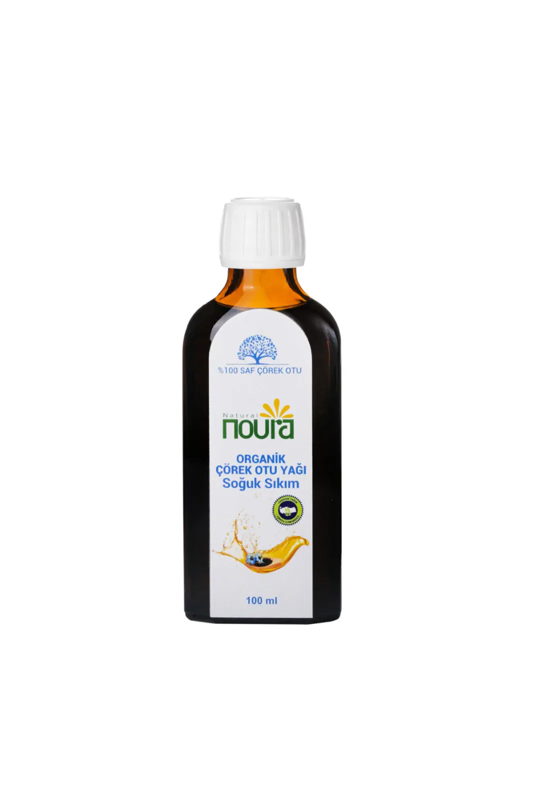 100 ml Organik Çörekotu Yağı - %100 Doğal - Soğuk Sıkım