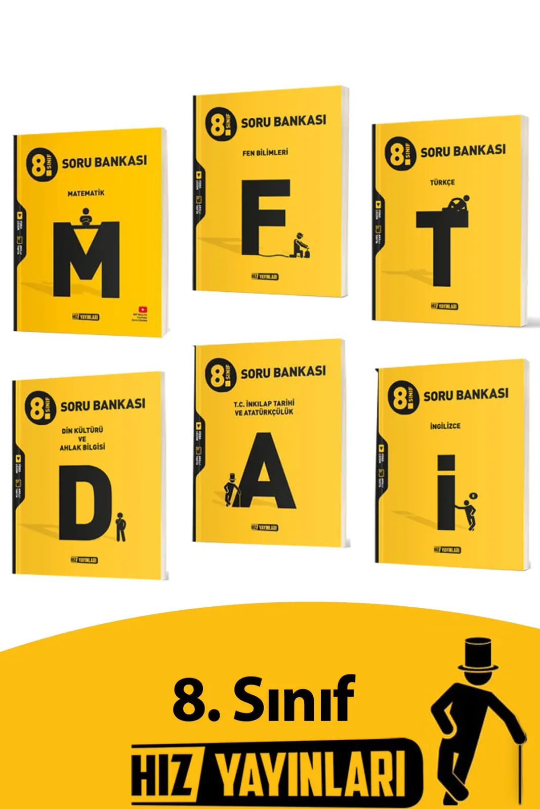 LGS 2026 8. Sınıf Matematik-Türkçe-Fen-Din-Inkılap-Ingilizce Soru Seti 6 Kitap