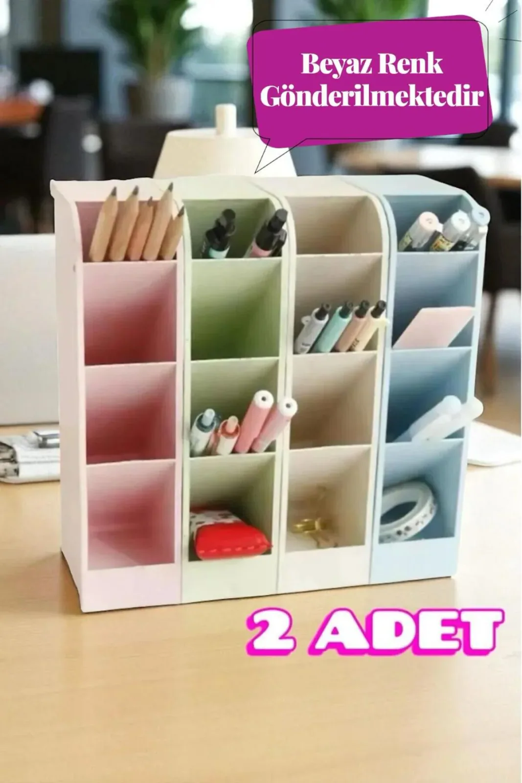 Vorg 2 Adet Kalemlik Masa Üstü Düzenleyici