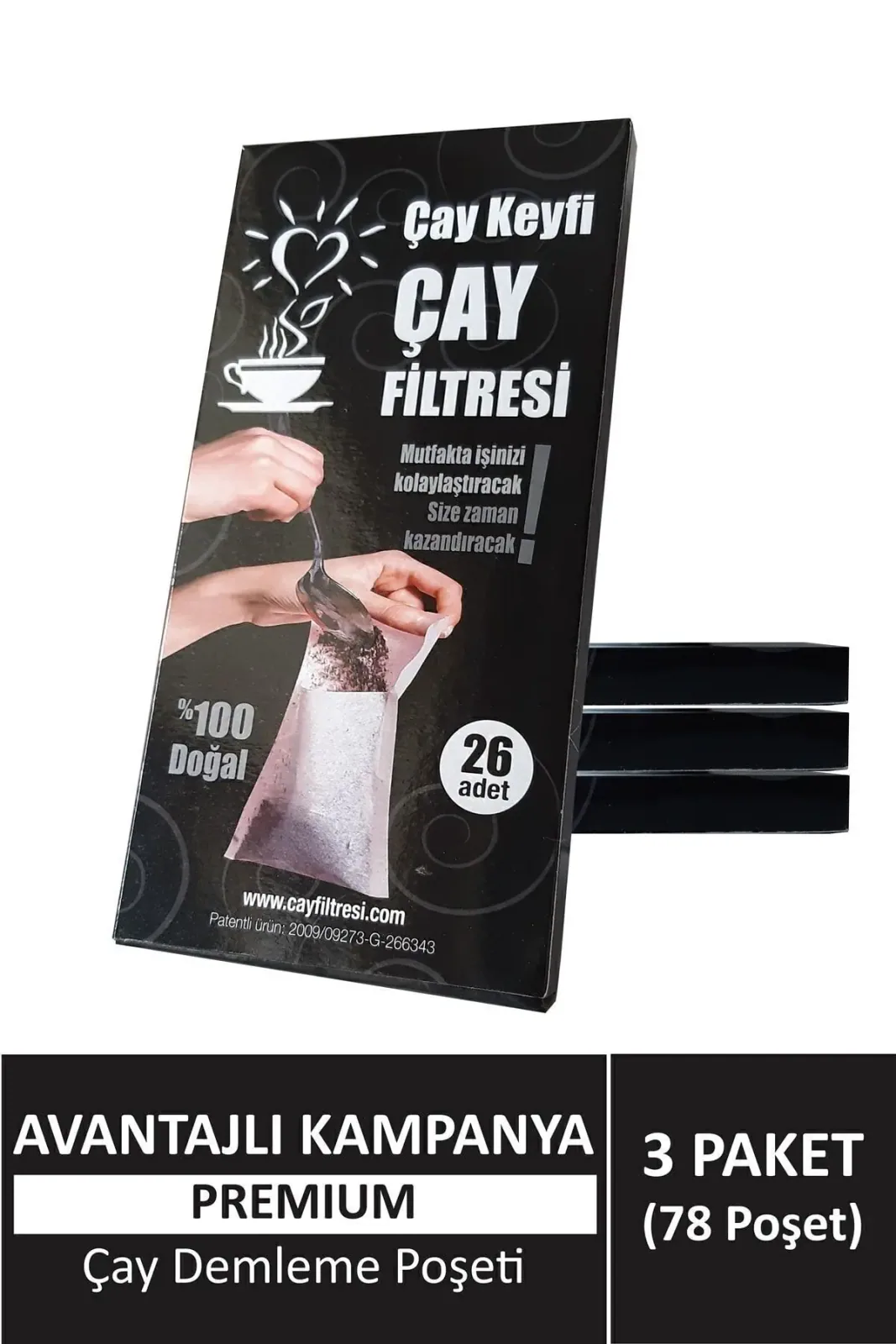 (78 POŞET) Çay Demleme Poşeti