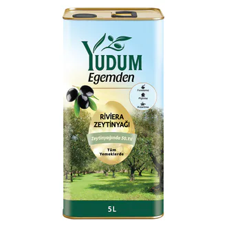 Yudum Egemden Riviera Zeytinyağı 5 L Teneke