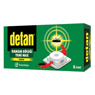 Detan Hamam Böceği Yemi Max 6'lı