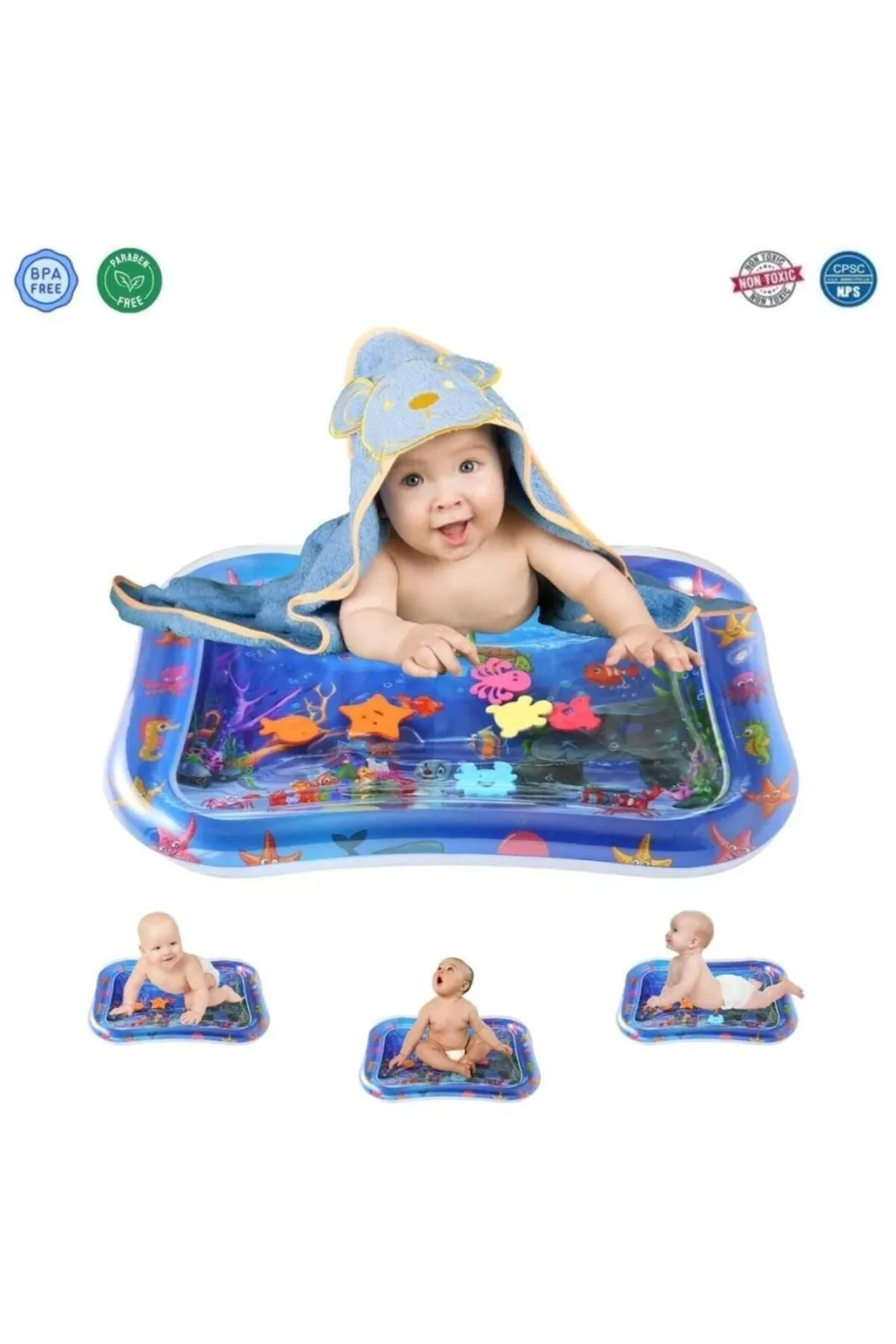 Bebek Su Oyun Matı - Tummy Time Aktivite Matı