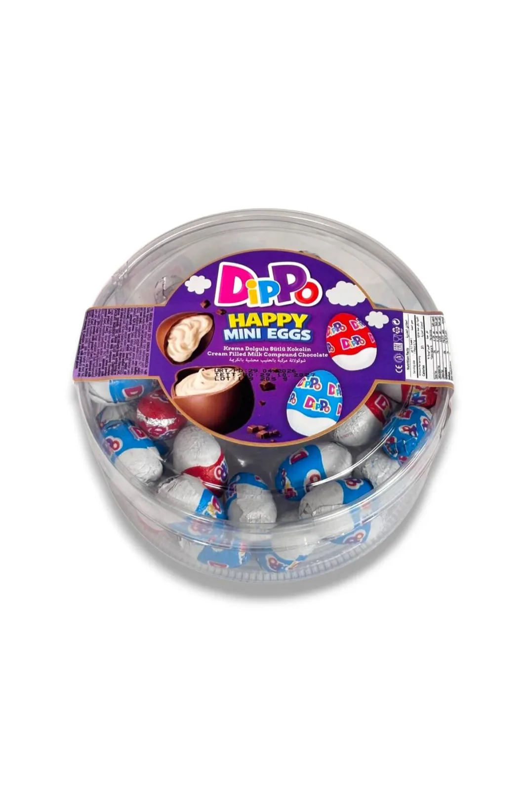 Happy Mini Eggs Krema Dolgulu Sütlü Kokolin Çikolata 205 G