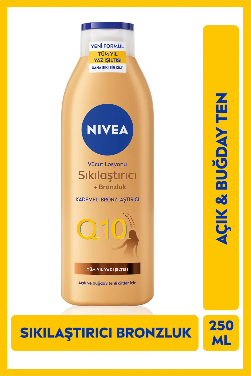 Q10 Sıkılaştırıcı ve Bronzlaştırıcı Vücut Losyonu 250ml