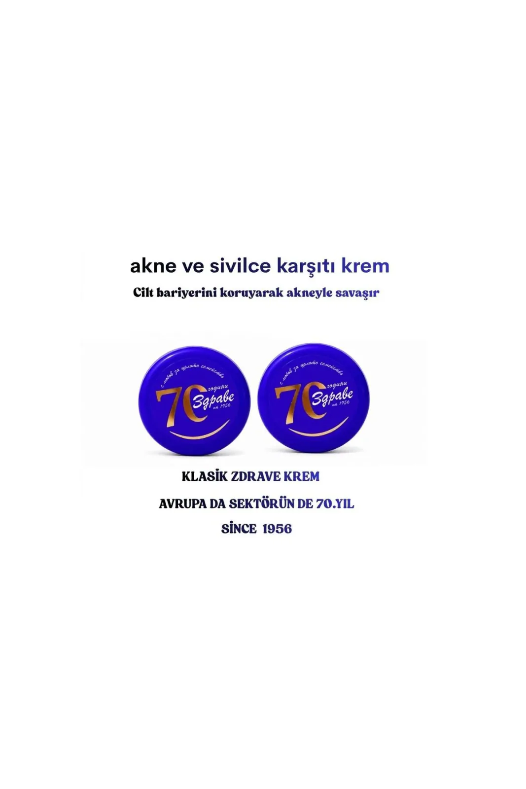 ZDRAVE Bulgar Kremi 30 Gr. 2'li Avantajlı Paket