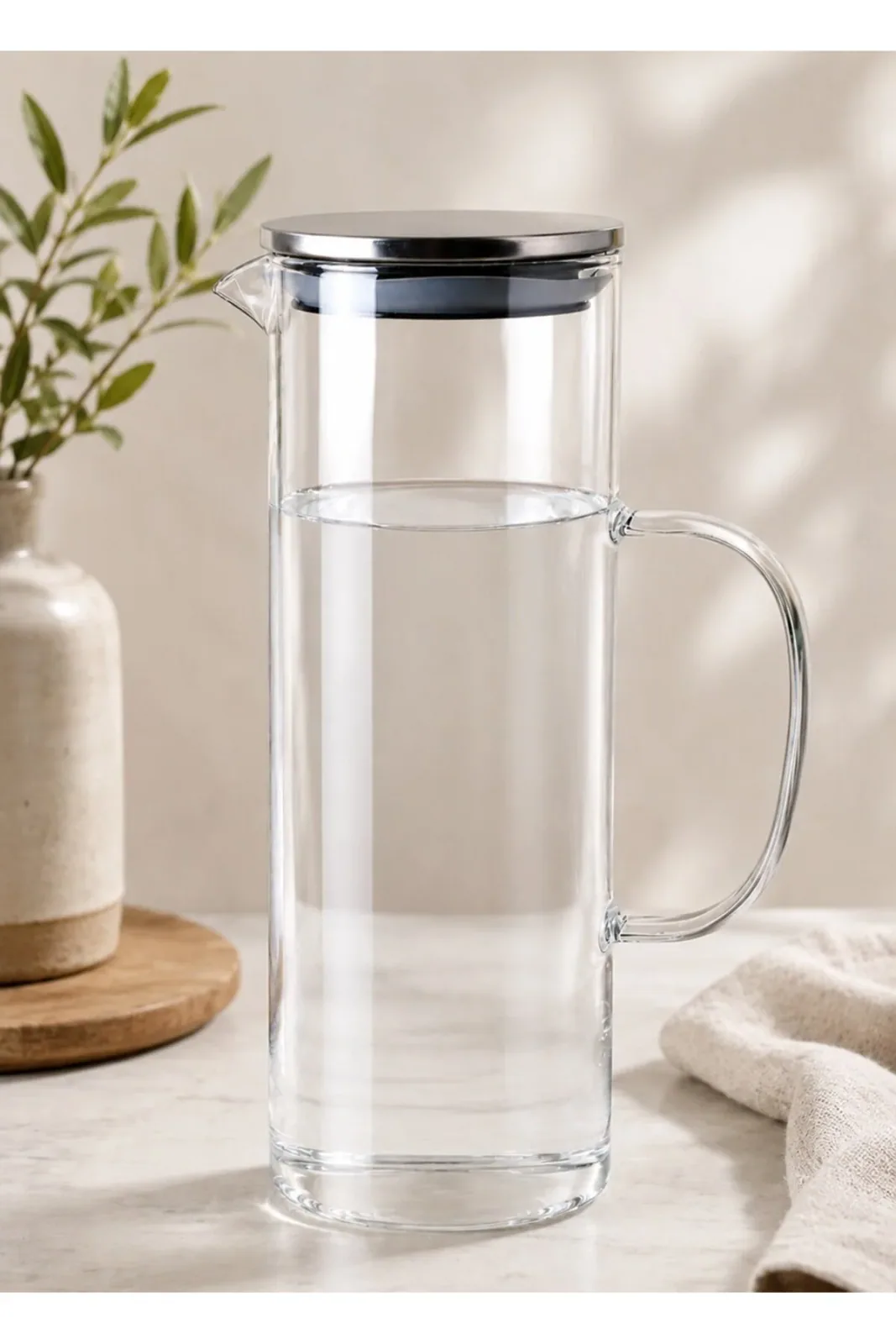 Borosilikat Cam Sürahi 1.2 litre
