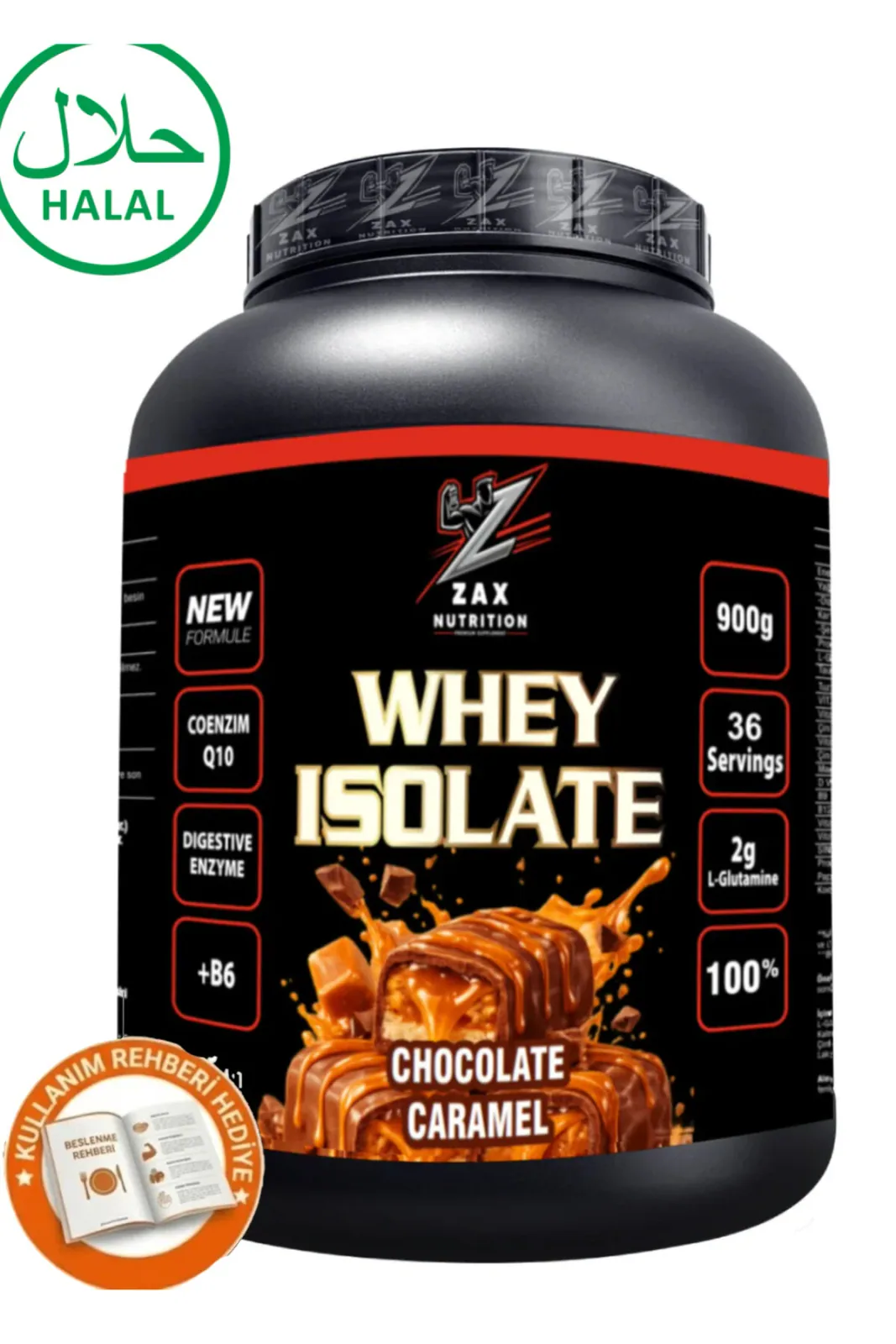 Whey Isolate Chocolate Caramel 900 g