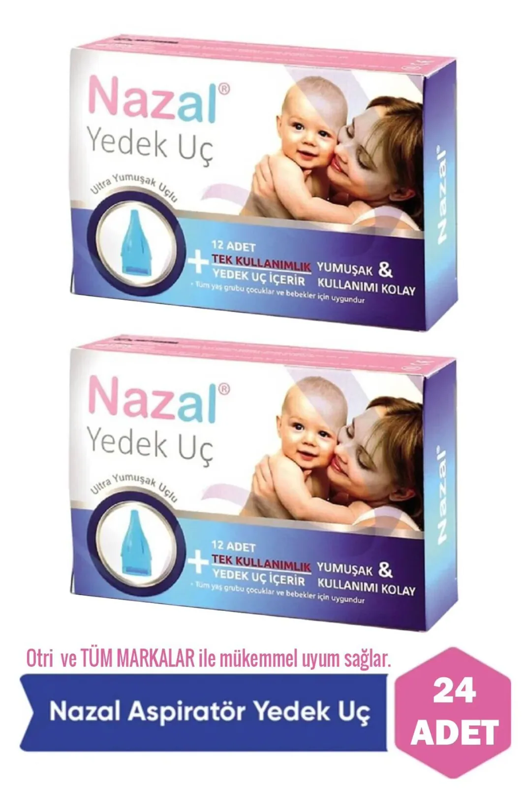 Jenbol Burun Aspiratörü Yedek Uç 2 Kutu