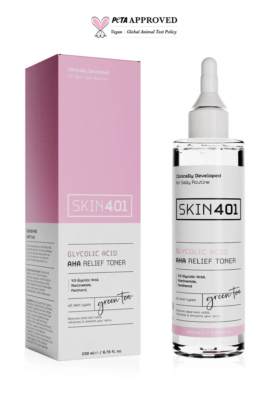 %5 Glikolik Asit AHA Aydınlatıcı Tonik 200 ml