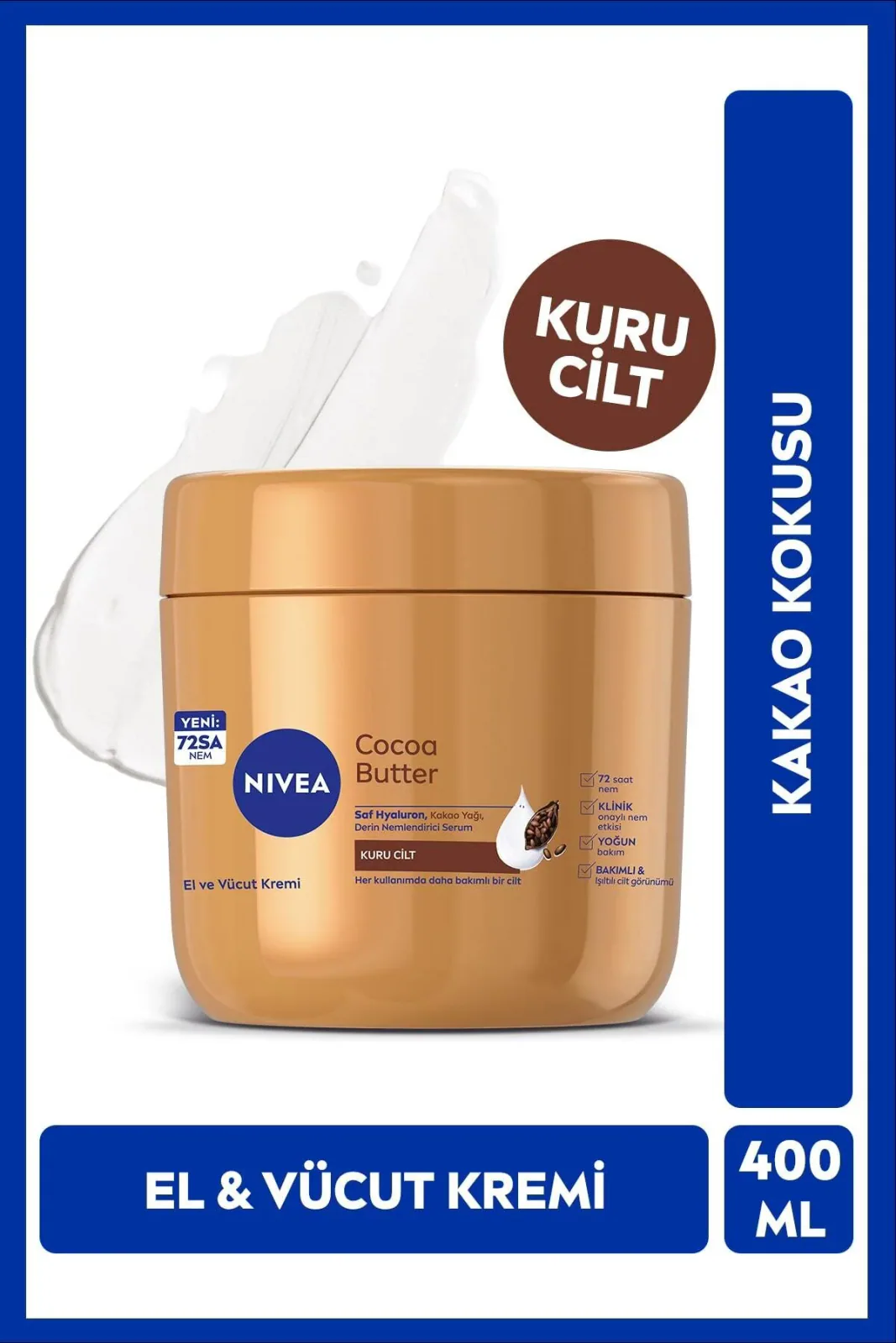 Cocoa Butter El Ve Vücut Bakım Kremi 400ml
