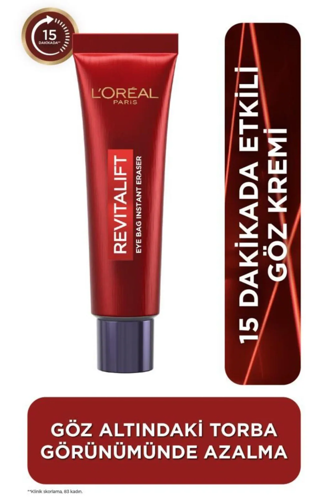 Revitalift Lazer Eyebag Instant Eraser Göz Altı Kremi 15ml
