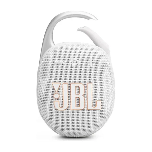 JBL Clip5 Bluetooth Hoparlör, IP67, Beyaz