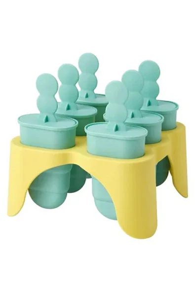 IKEA UPPFYLLD Turkuaz Çubuk Buz Dondurma Kalıbı 6'lı Set